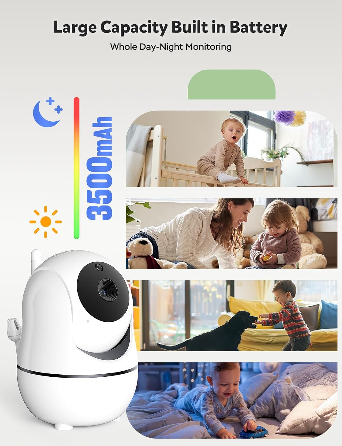 GoodBaby Baby Monitor with Camera, Video and Audio Monitoring System no wif Need - Image 5
