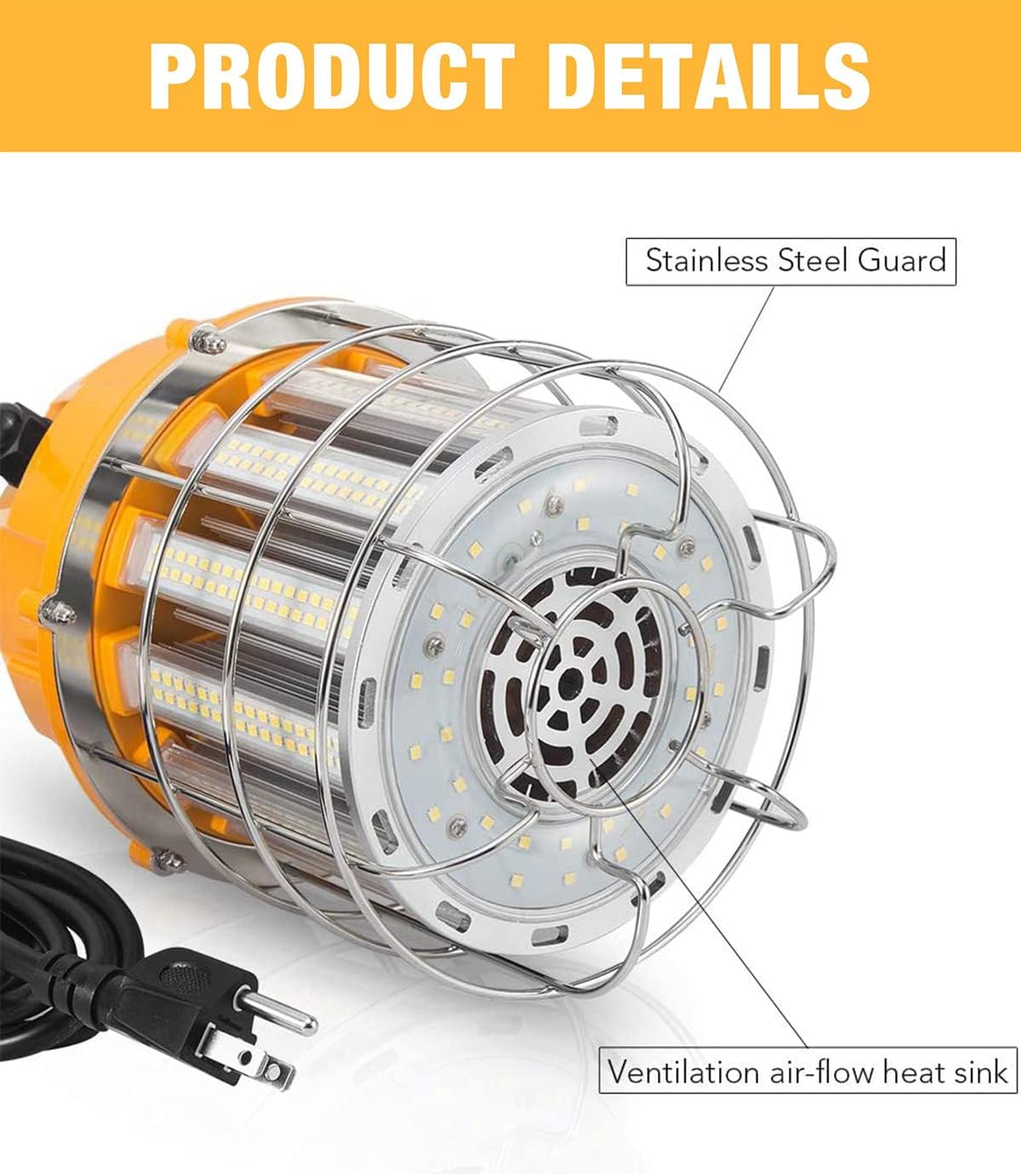 LED Temporary Work Light 150W 18000LM 5000K LED Construction Lights - Image 7