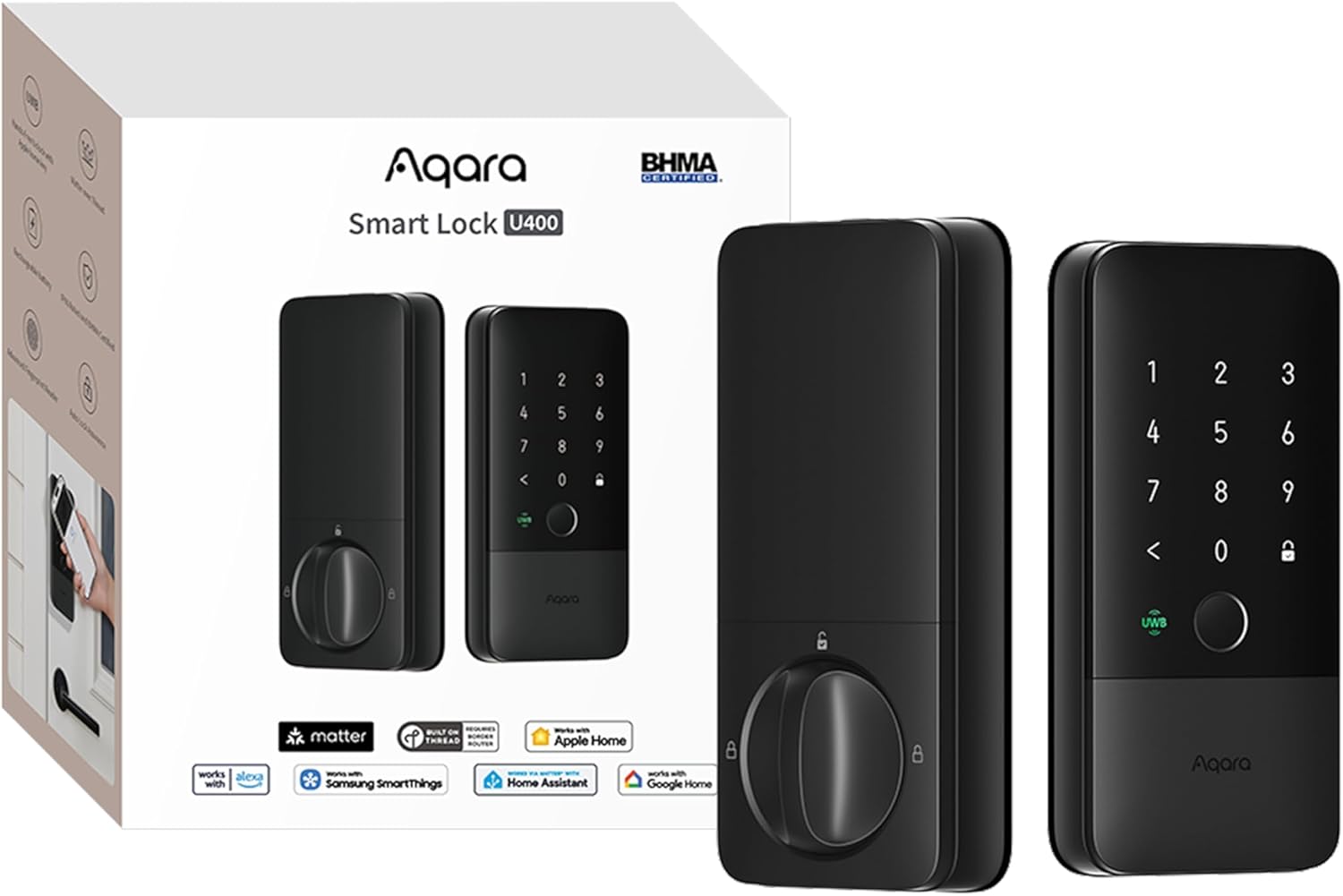 Aqara UWB Smart Lock U400, Apple Ho...