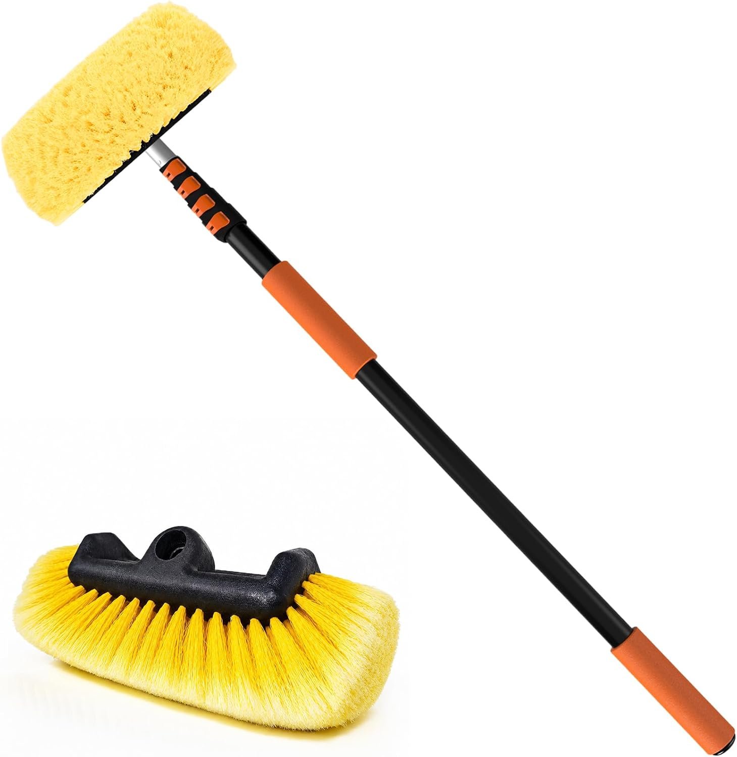 SISUPASSIE Car Wash Brush, 16FT Tel...