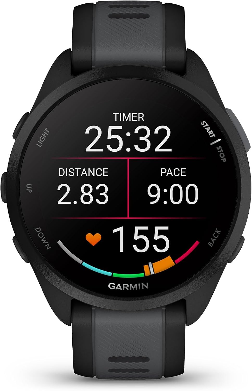 Garmin Forerunner® 165, Running Smartwatch, 43mm, Black - Image 2