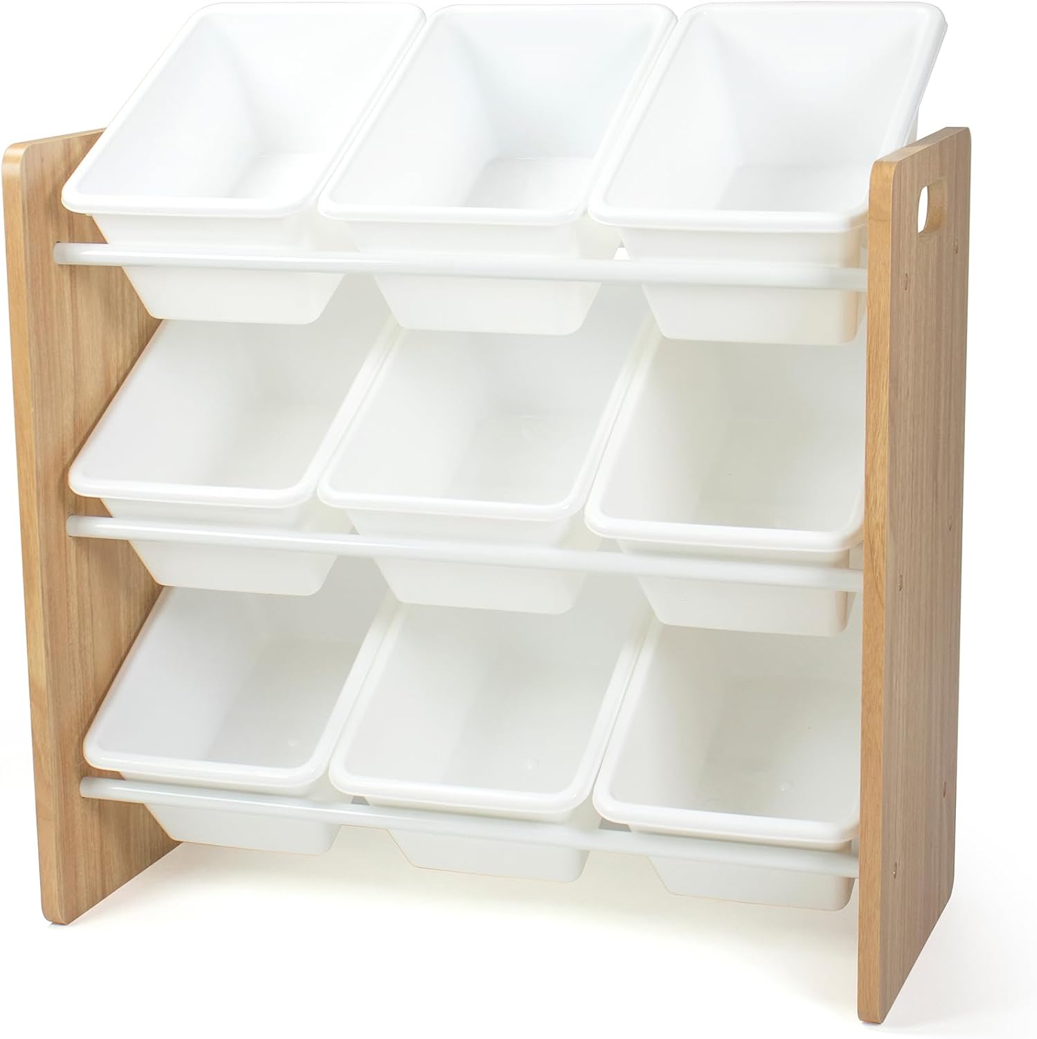 Humble Crew Kids Toy Organizer with 9 Bins, 3 Tier Storage for Playroom