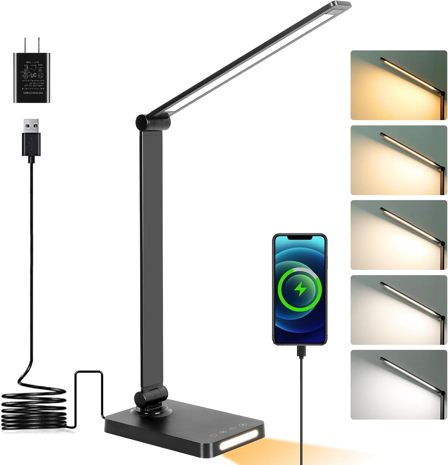 LED Desk Lamp with USB Ports,Touch ...