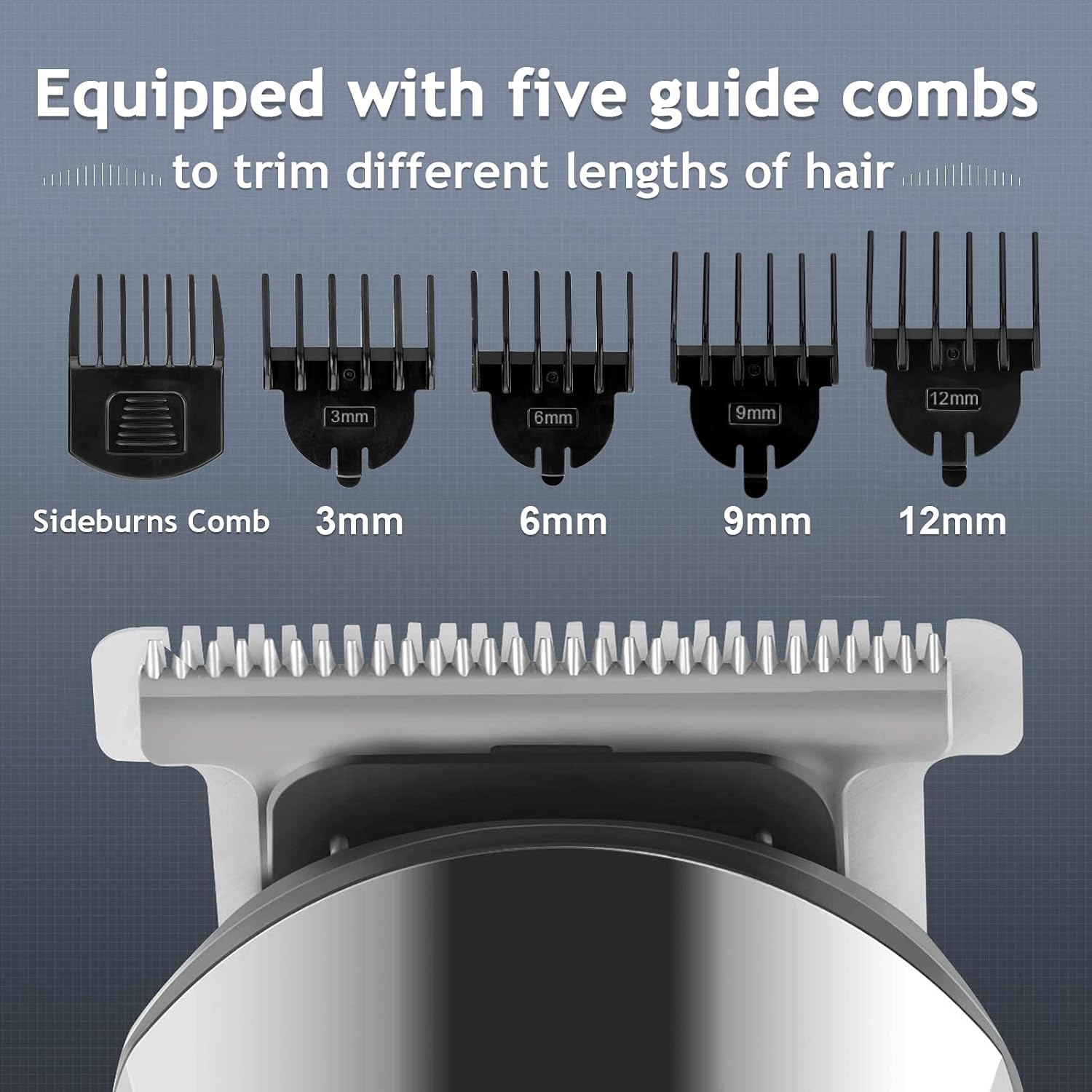 Ufree Beard Trimmer for Men, Waterproof Electric Razor, Grooming Kit - Image 7