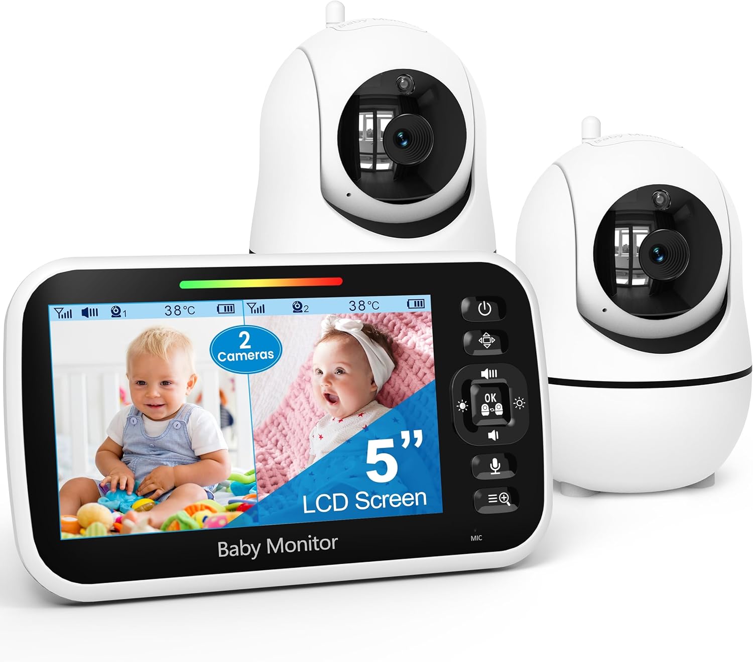 GoodBaby 5″ Split Screen Baby...