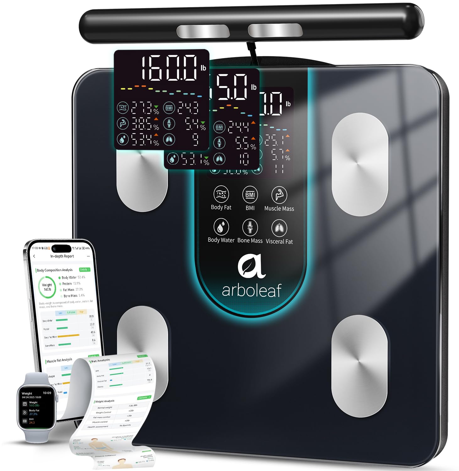arboleaf Smart Scale for Body Weigh...