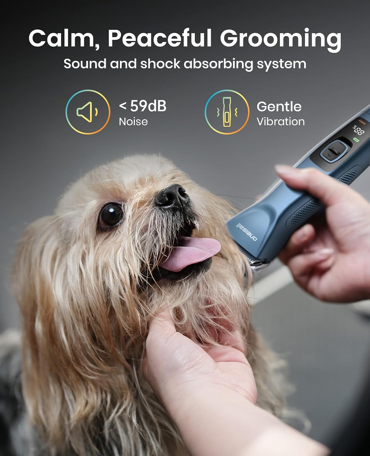 oneisall Professional Dog Clippers for Grooming Thick Hair Cordles - Image 4