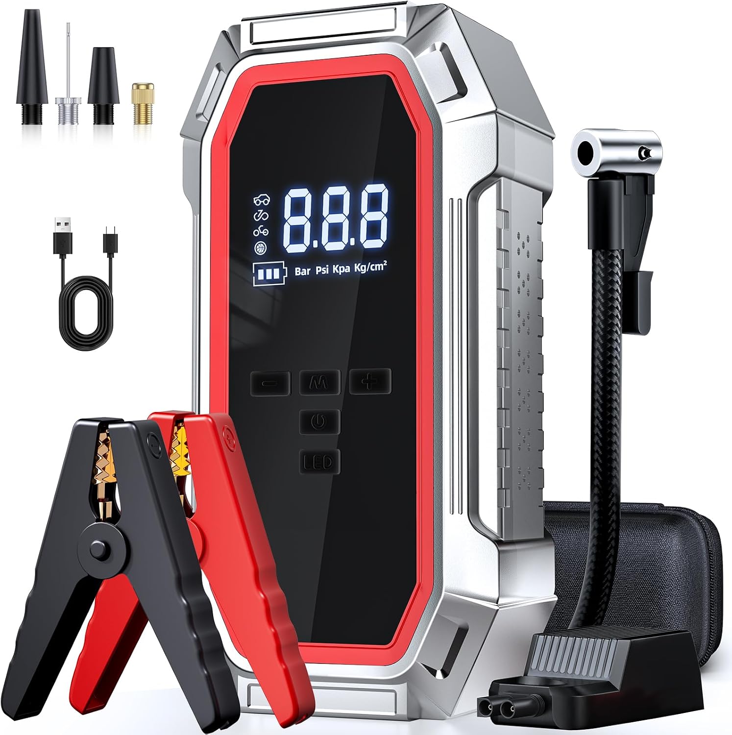 Jump Starter with Air Compressor, 5...