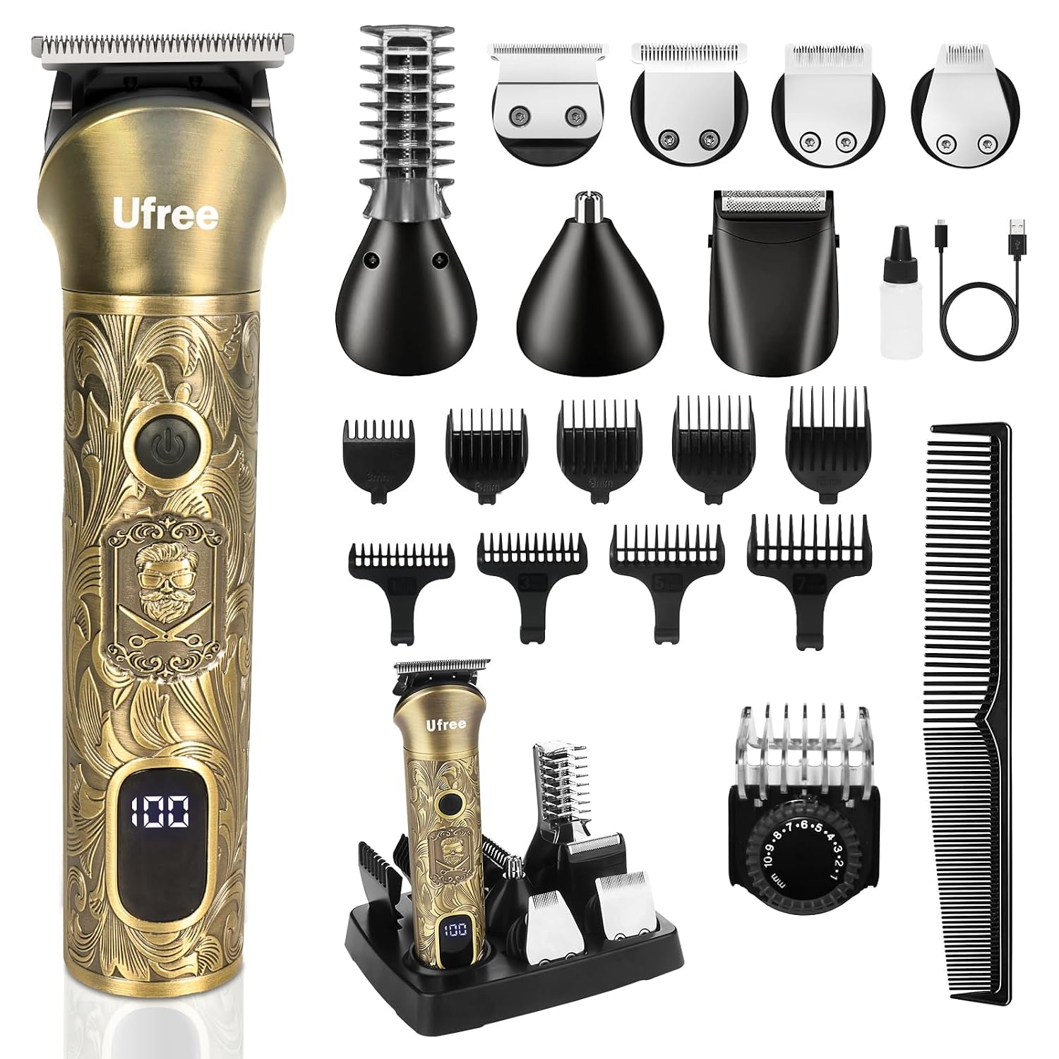 Ufree Professional Beard Trimmer fo...