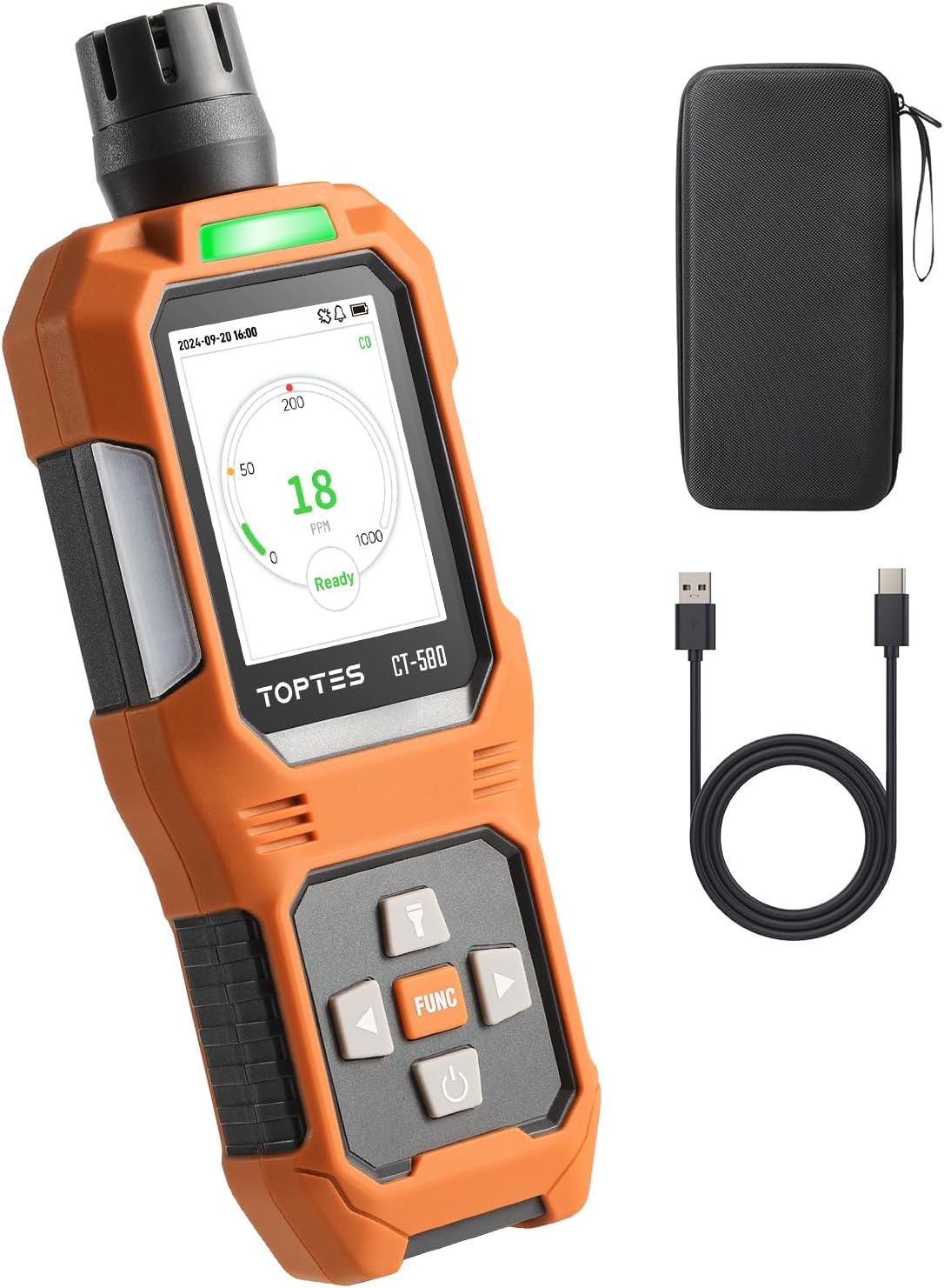 TOPTES CT-580 Portable Carbon Monox...