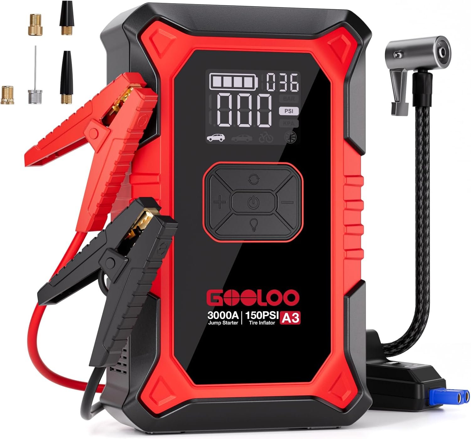 GOOLOO A3 12V 3000A Portable Jump S...