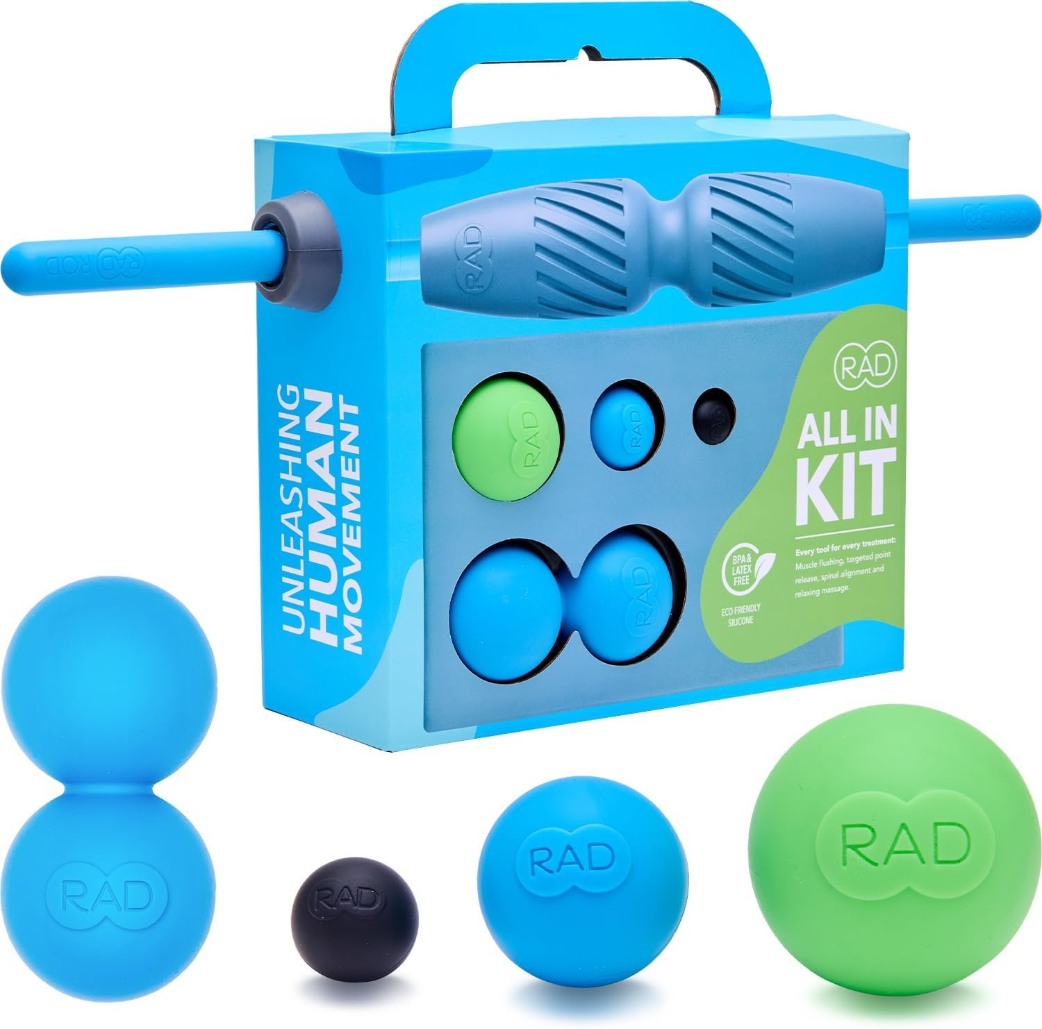 RAD All-in Kit 7-in-1 Foam Roller S...