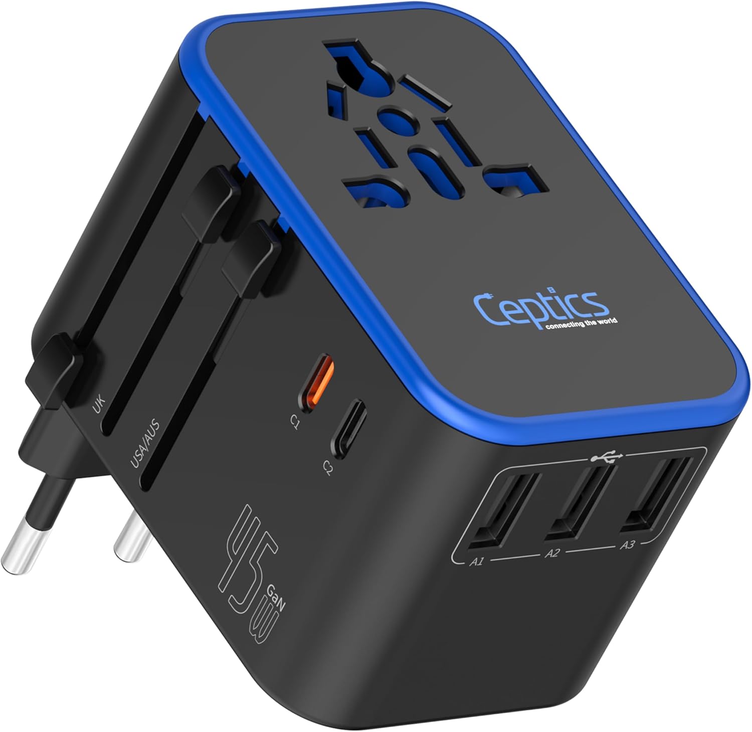 Ceptics 45W Universal Travel Adapte...