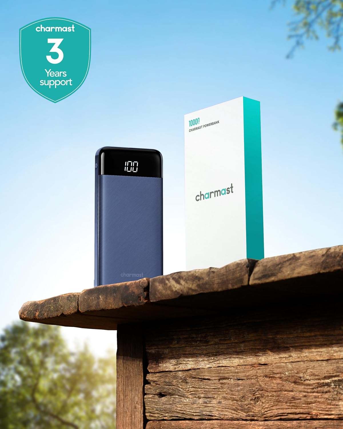 charmast Portable Charger Power Bank with Reinforced Built-in 4 Cables - Image 9