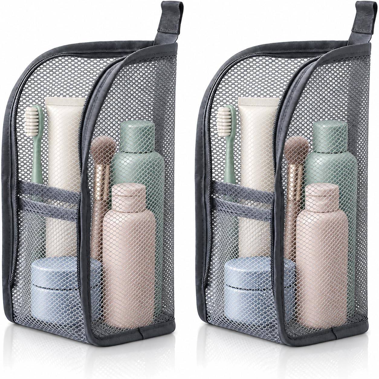 Standing Toiletry Bag, Portable Lig...