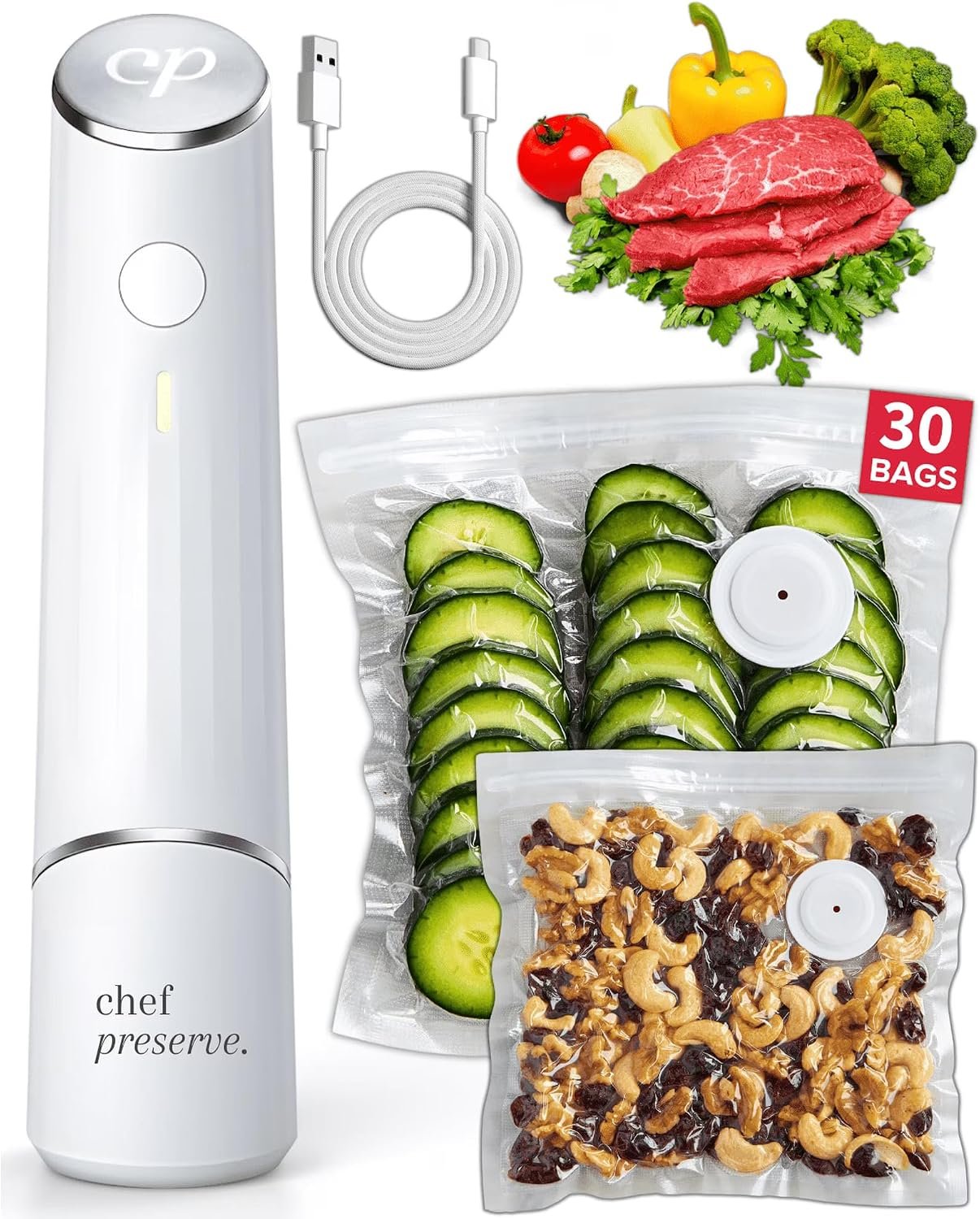 Chef Preserve Compact Vacuum Sealer...