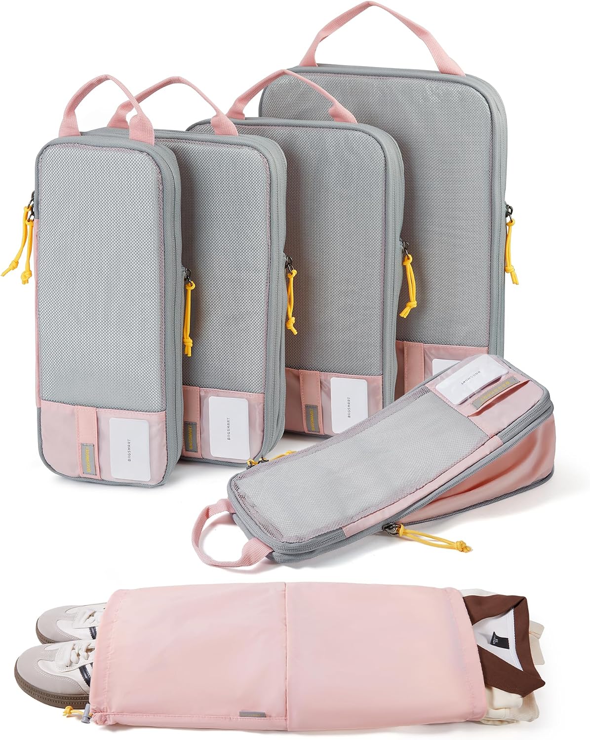 BAGSMART Compression Packing Cubes ...