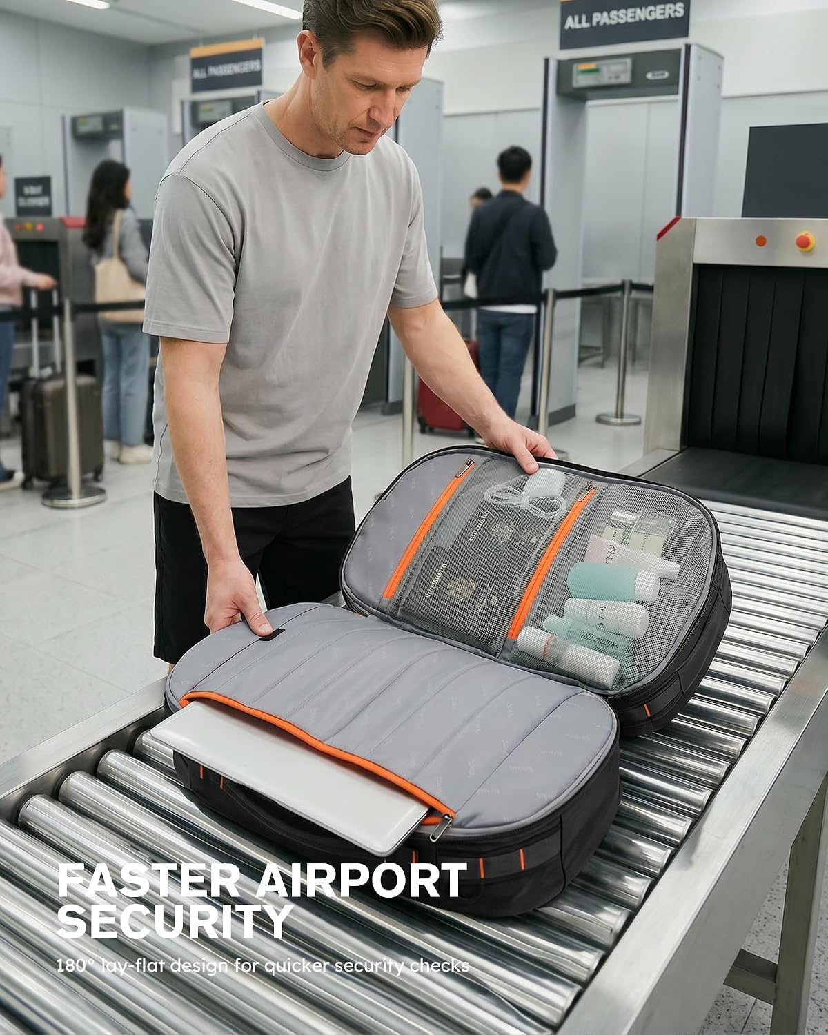 Tolaccea Travel Backpack 40-50L, 16" Laptop Carry On Duffle for Travel Work - Image 7