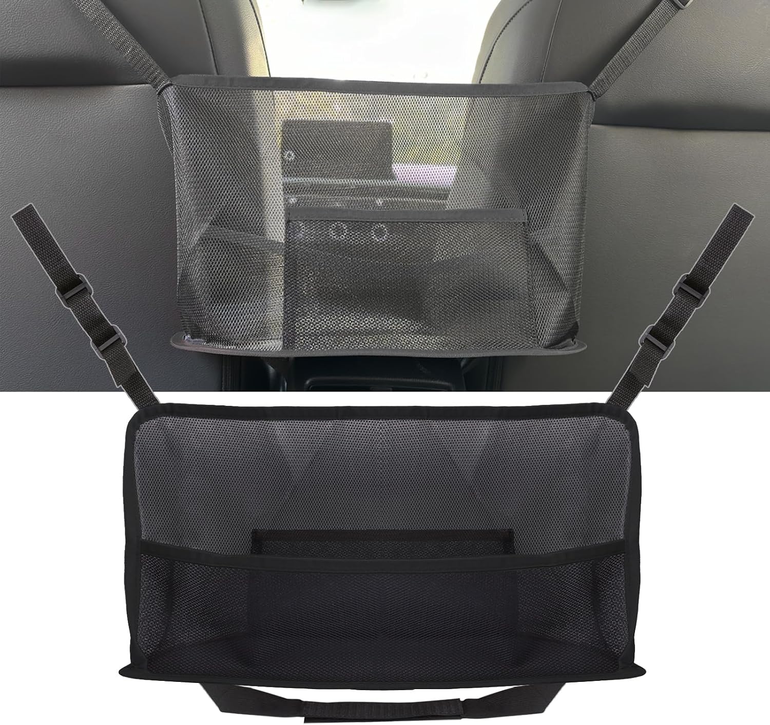 Car Storage Bag, Auto Net Pocket Ha...