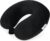 SAIREIDER Travel Pillow 100% Pure Memory Foam Travel Neck Pillow, Airplane Pillow for Traveling、Car、Home、Office，Washable Cover（Black）
