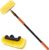 SISUPASSIE Car Wash Brush, 16FT Telescopic Car Wash Brush with Long Handle, 12-Inch Soft Bristle Car Cleaning Brush for Cleaning Car, RV, Truck, Boat, Solar Panels