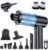 Car Vacuum Portable Cordless, 35000Pa High Power Brushless Motor Handheld Vacuum, 6-in-1 Rechargeable Mini Cleaner with Air Duster for Car, Home, Pet Hair, Keyboard, Grey