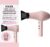 L’Ange Hair Soleil Professional Hair Dryer | Fast Drying Ionic Blow Dryer for Frizz-Free Results | 3 Heat Settings with Cool Shot Feature | Lightweight Hairdryer with Concentrator 1875W | Blush
