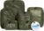 Aerotrunk Compression Packing Cubes for Travel, 6-Pack, Olive