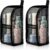 Portable Lightweight Travel Toiletry Bag Standing Toiletry Bag (2, Black)
