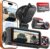 4K+4K+1080P 3 Channel Dash Cam, Free 128GB Card, AProX HD Night Vision