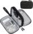 FYY Electronic Organizer, Travel Tech Pouch Bag, Cable Organizer Black